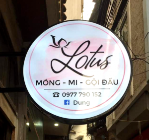 Thi Công bảng hiệu Hộp Đèn Uy Tín