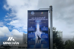 Phướn Dọc Biểu Tượng Nổi Bật Hiệu Quả