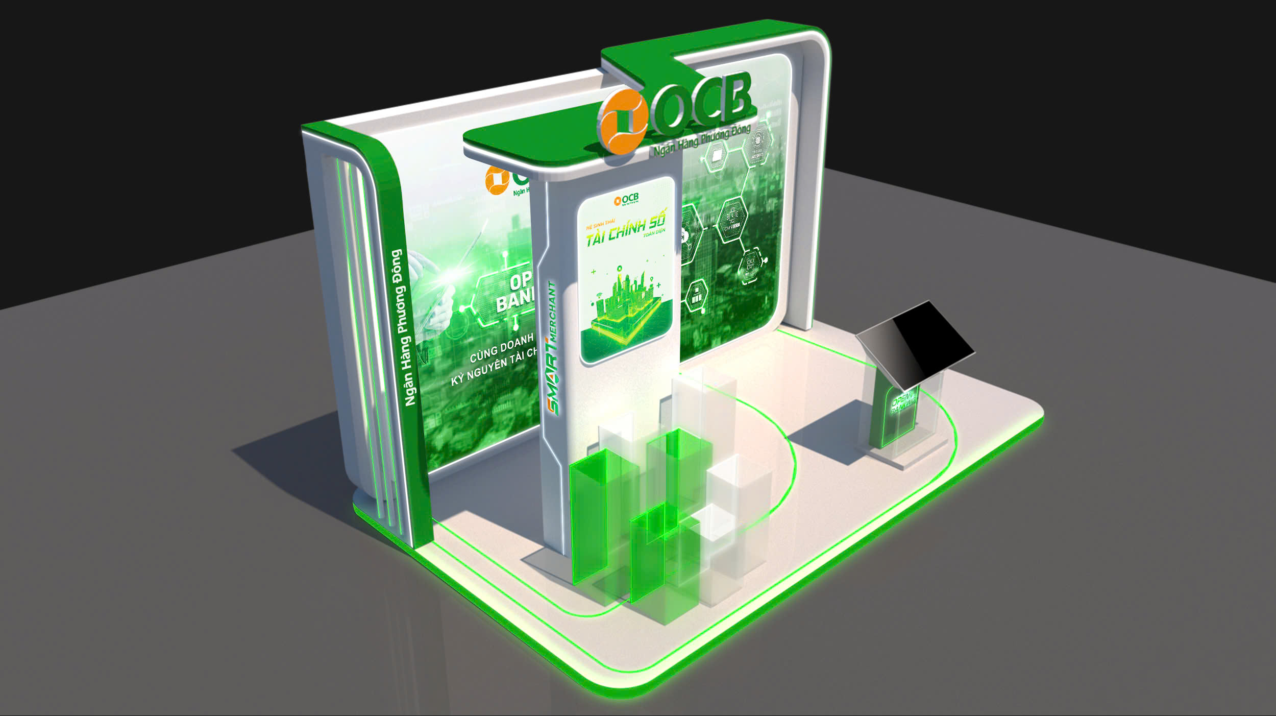 thiết kế, Thi Công Booth Chất Lượng Cao Cùng Minh Hân